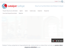 Tablet Screenshot of catalystturkey.com